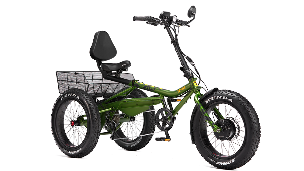 3 wheel fat tire top bike