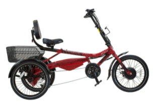 Trivel Azteca 3-wheel electric bike, red, 500W, 14 Ah