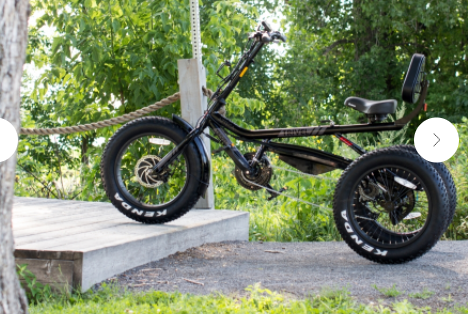 Electric Bike 3 Wheels Trivel Battery 10.5Ah supermotocanada